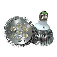 10PCS Warranty 3 Years 100-110LM/W 7W Dimmable Par30 LED Bulb Light Par COB Spotlight Spot Lighting (Natural White)