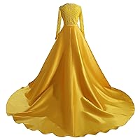 Satin Detachable Train for Wedding Prom Party Dress Sweep-Train Overskirt
