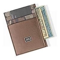 Wallet Small Pocket Functional Card Holder for Mens and Womens Caramel