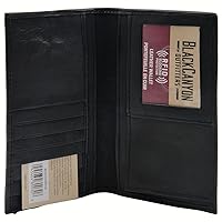 Wallet, Black and Brown, Large