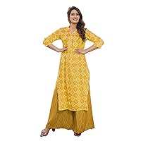 Traditional Indian Women Rayon Summer Collection With Heavy Digital Printed Beautiful Work Kurti 5053
