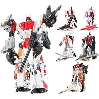 5 in 1 Combiner Toys ,Superion/Defensor/Bruticus Toy 5 in 1 Robot Deformation Toy for Best Birthday Gift for Kids ( Style : Superion )