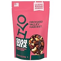 Orchard Valley Harvest Cran Nut Mix, 8 oz Resealable Bag, Sweetened Cranberries, Almonds, And Cashews, Gluten Free, Non-GMO, 4g Of Plant Based Protein Per Serving, On-The-Go Snack