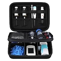 Diabetic Supplies Case, Glucose Meter Portable Travel Storage Bag, Insulin Pen and Medication Carrying Case for Diabetic Meter, Insulin Pen, Test Strips, Lancets, Syringe, Needles,Inhaler