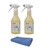 Surface Cleaner/Concentrate Active Cleaner Foam Cleaner/Grease Remover in Food Area with Microfibre Cloth Blue for Surfaces (2 Fl. Grease Cleaner = 1.5 Litres)