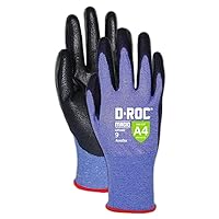 D-ROC AeroDex Extremely Lightweight Cut Resistant Work Gloves with Polyurethane Palm Coating Size 8/M (12 Pairs)