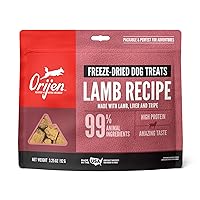 ORIJEN Freeze Dried Lamb Recipe Dog Treats, WholePrey Ingredients, 3.25oz
