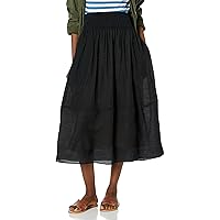 Vince Women's Smocked Midi Skirt