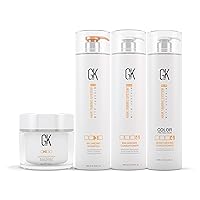 GK HAIR Global Keratin: Ultimate Hydration with Balancing Shampoo, Conditioner, Moisturizing Shampoo & Deep Conditioner Masque