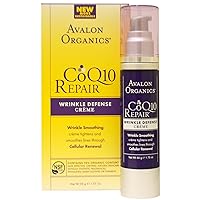 Avalon Organics Organics CoQ10 Repair Wrinkle Defense Creme Broad Spectrum SPF15 (SPF 15), 1.75 oz
