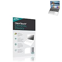 BoxWave Screen Protector Compatible With FUNYET DuetBook (16 in) - ClearTouch Crystal Privacy (2-Pack), Privacy Screen Protector Flexible Film Clear