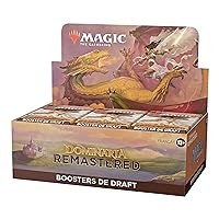 Magic The Gathering D15101010 D151010 Dominaria Remastered Draft Booster Box, 36 Boosters (French Version) - Multicoloured
