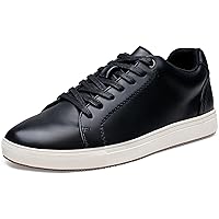 Jousen Men' s Casual Shoes Leather Dress Sneakers Business Casual Shoes for Men Breathable Fashion Sneakers