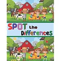 Spot The Differences: Search And Spot The Difference For Kids 4-6, 6-8 More | More Than 100 Differences To Find | Great Gift Idea For Kids