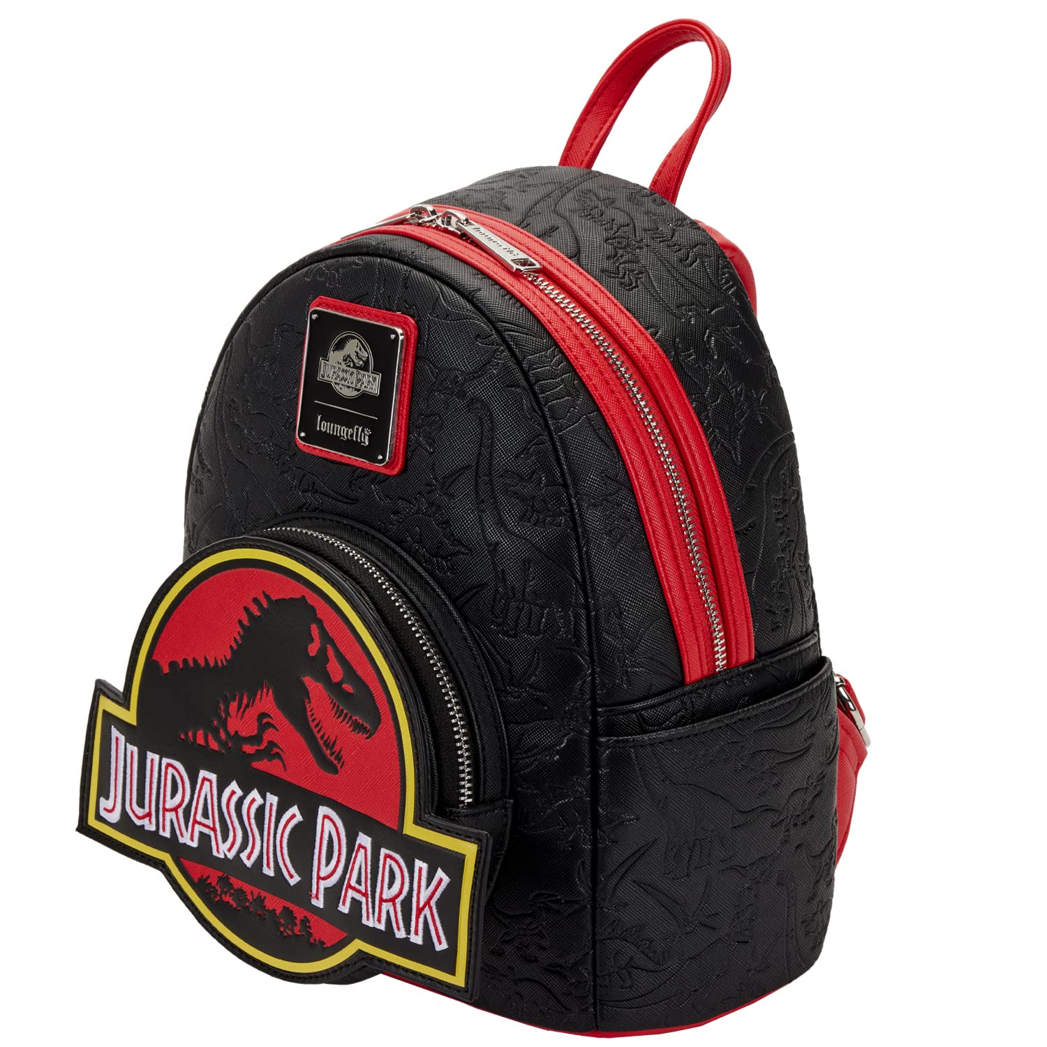 Loungefly Jurassic Park Logo Womens Double Strap Shoulder Bag Purse