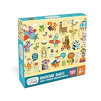 Chuckle & Roar - Adventure Awaits Puzzle - Engaging and Educational Puzzles for Kids - Larger Pieces Designed for Preschool Hands - 100 PC Jigsaw Puzzle
