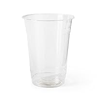 Susty Party, 16-Ounce, Clear-50 Cups, Large, Clear