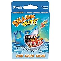 Mudpuppy Go Shark! – Ferocious Version of Classic Kids Go Fish Card Game  with Colorful Illustrations of Sharks for Children Ages 4 and Up, 2-4  Players