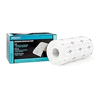 Medline MedFix Dressing Retention Tape with S-Release Liner, Secures Primary Dressings and Medical Appliances, 6