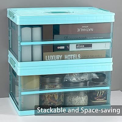  BTSKY 2 Pack Plastic Container Box with Lid