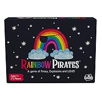 Goliath Games Rainbow Pirates: A Game of Piracy, Explosions and Love! | Party Games | Card Games | for 2-5 Players | Ages 7+,Black