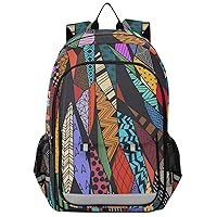 ALAZA Bright Graphic Pattern Hand Drawing Backpacks Travel Laptop Backpack