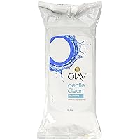 Olay Wet Cleansing Cloths Gentle Clean, Sensitive/Fragrance-Free, 30 Count (Pack of 3)