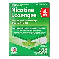 Mint Nicotine Lozenges, 4mg - 108 Lozenges | Quit Smoking Products