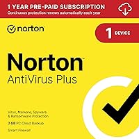 Norton AntiVirus Plus 2024, Antivirus software for 1 Device with Auto-Renewal - Includes Password Manager, Smart Firewall and PC Cloud Backup [Download] Norton AntiVirus Plus 2024, Antivirus software for 1 Device with Auto-Renewal - Includes Password Manager, Smart Firewall and PC Cloud Backup [Download] Norton AntiVirus Plus Norton AntiTrack Norton AntiVirus Plus w/ Secure VPN Bundle Norton Secure VPN