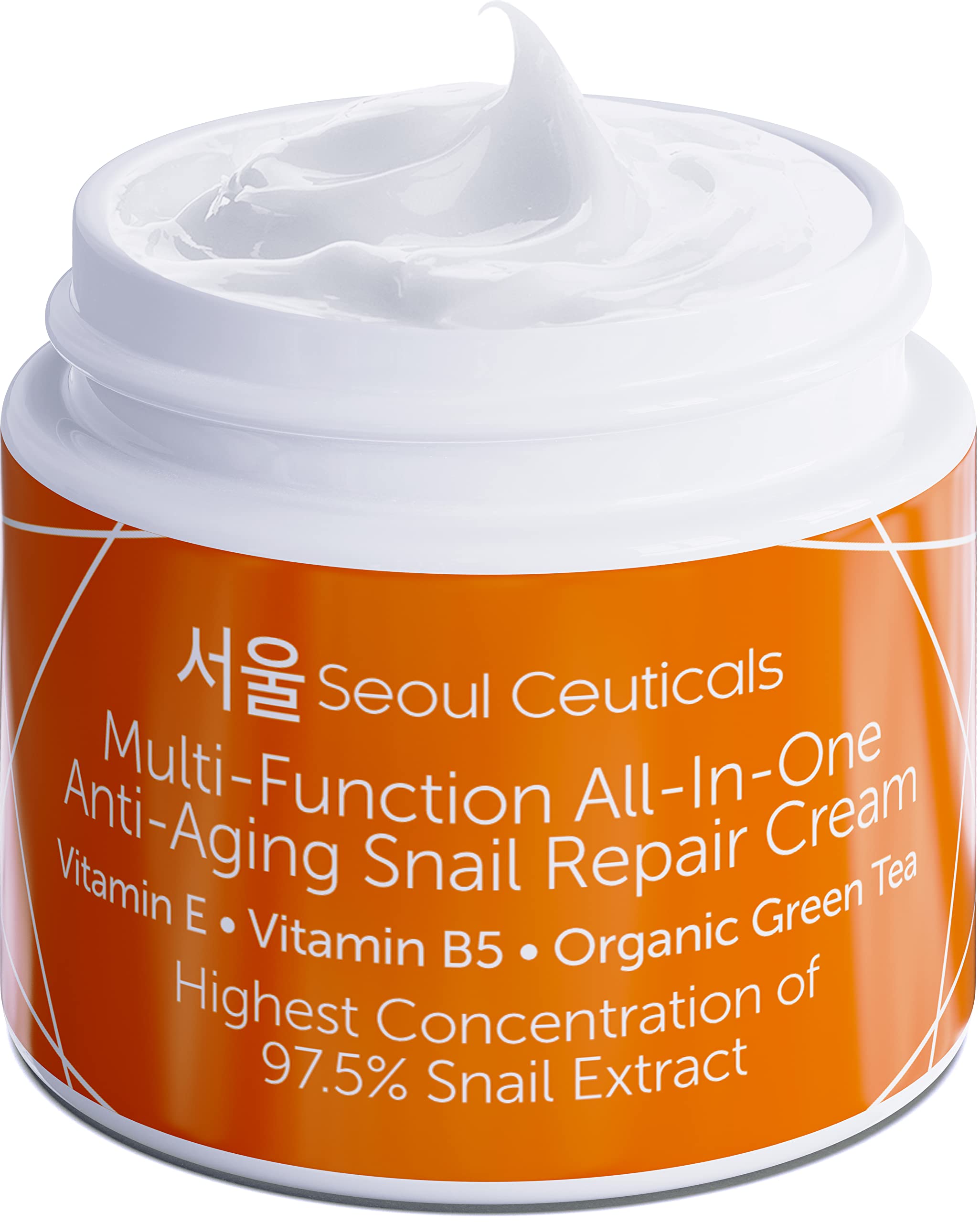 Korean Skin Care Set - Potent Vitamin C Serum with Korean Snail Repair Cream - The Most Potent Duo For Providing You With That Bright, Youthful Glow. Your Natural & Organic Korean Beauty Routine