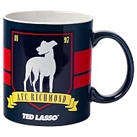 Ted Lasso Richmond Crest Logo Ceramic Mug, 20 Ounces
