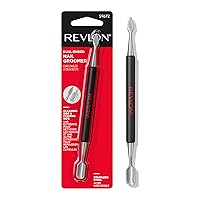 Revlon Cuticle Pusher and Nail Cleaner, Dual Ended Nail Care Tool, Easy to Use, Stainless Steel (Pack of 1)
