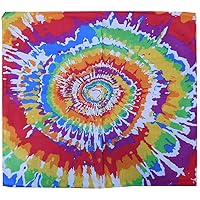 Trade Winds Wholesale Lot of 12 Rainbow Tie Dye Spiral Multi-Color Cotton 22