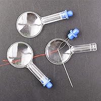 20pcs/Pack Needle Threader DIY Handmade Tools Transparent Plastic Magnifier Sewing Needle Threader Sewing Accessories
