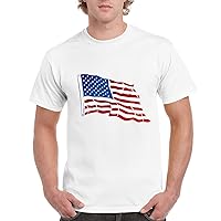 American Flag t-Shirt - Comfortable 100% Cotton tee