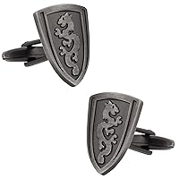 Dragon Shield Cufflinks with Presentation Box