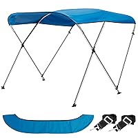 3 Bow Bimini Top Cover for Boat - 6' L x 46