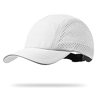 Cooling Breathable Mesh Sports Cap Lightweight Quick Dry Run Hat with Reflective Trim for Men Women Outdoor UPF 50+ Sun Hats