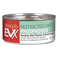 Evanger's Dog & Cat Food Company, Inc. Evanger's Hand Packed Beef Tips with Gravy for Cats, 24x 5.5 oz cans