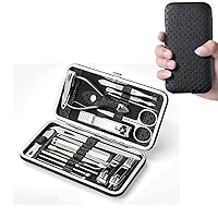 Nail Clippers Sets Nail Cutter Pedicure Kit Nail File Sharp Nail Scissors and Clipper Manicure Pedicure Kit Fingernails & Toenails with case