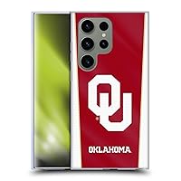 Officially Licensed University of Oklahoma OU Banner Soft Gel Case Compatible with Samsung Galaxy S24 Ultra 5G
