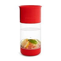 Munchkin® Miracle® 360 Fruit Infuser Toddler Sippy Cup, 14 Ounce, Red