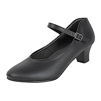 Dynadans Women's Character Shoe Ankle Strap 1.5'' Latin Dance Shoes