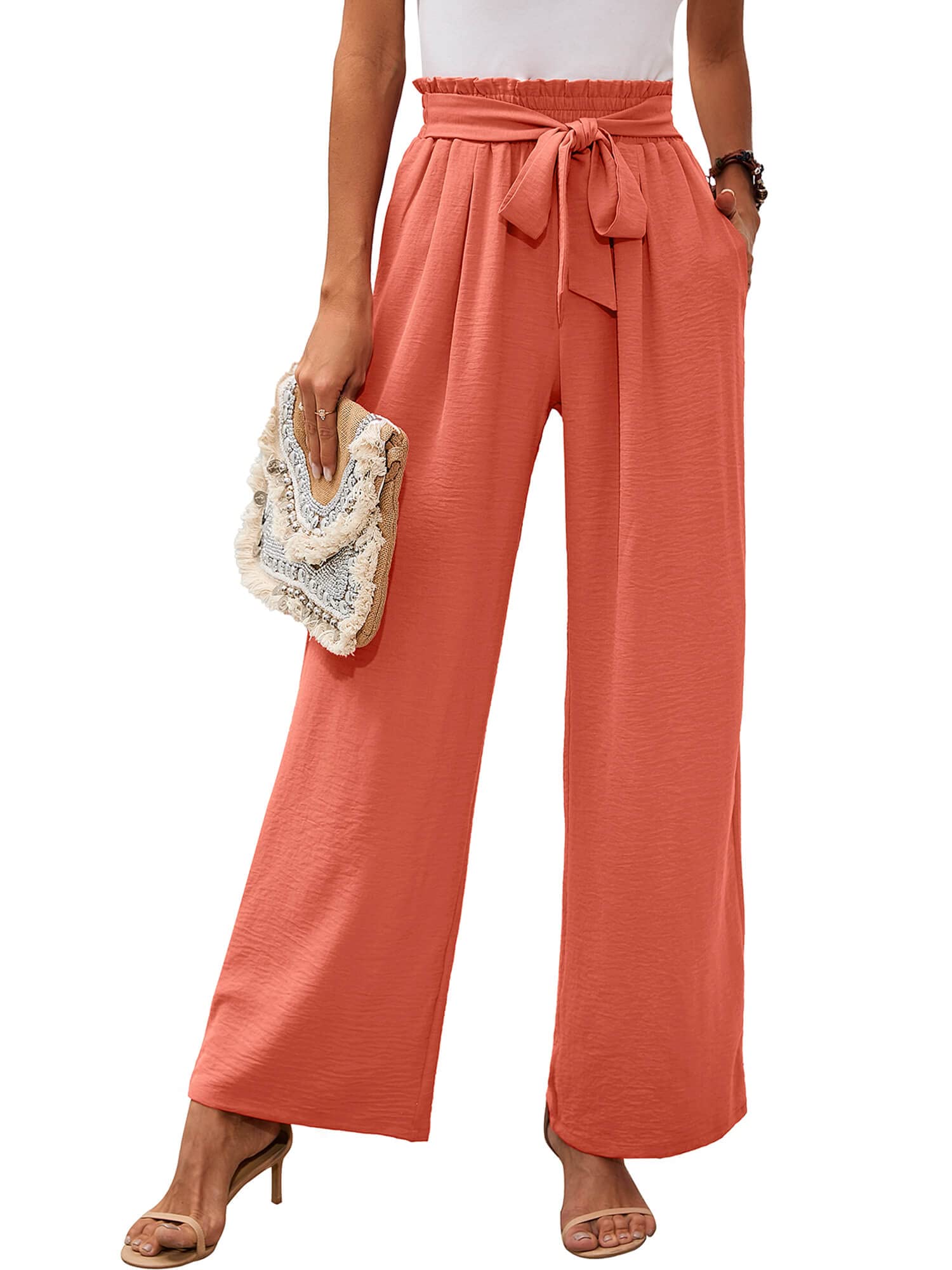 Summer Tulip Pants With Knots | 7 Colors | Jane