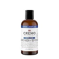Cremo Citrus Mint Leaf Cooling Beard and Face Wash, Specifically Designed to Clean Coarse Facial Hair, 6 Fluid Oz