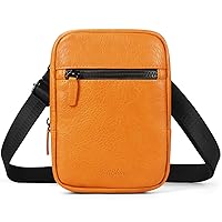 Multi Position Fanny Back Pack Purse,Vegan Leather Belt Bag Crossbody Bags Sling Purses for Women Trendy (Orange)
