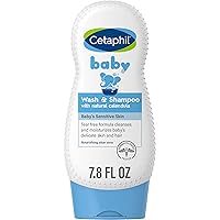 Baby Shampoo and Body Wash with Organic Calendula, Tear Free, Hypoallergenic, Ideal for Everyday Use, Dermatologist Tested, 7.8oz