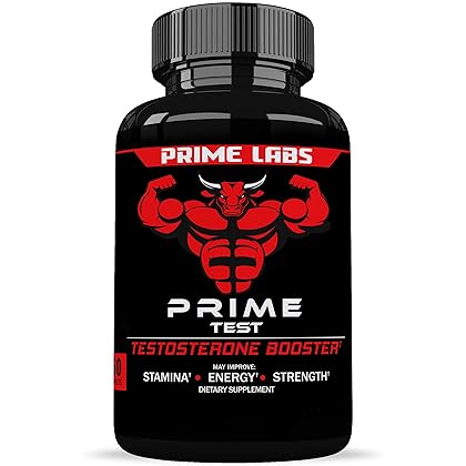 Prime Labs - Men's Test Booster - Natural Stamina, Endurance and Strength Booster - 60 Caplets