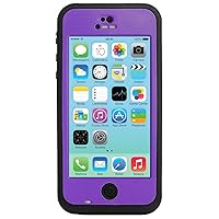New Waterproof Shockproof Dirtproof Snowproof Protection Case Cover Only for Apple iPhone 5C Purple