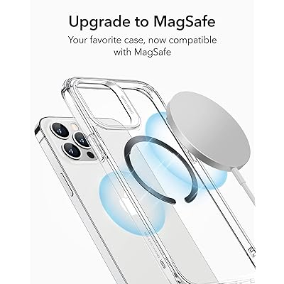 ESR for MagSafe Ring, Ultra-Thin (0.4mm) for MagSafe Sticker, Universal  Magnetic Wireless Charger Conversion Kit, for iPhone 15/14/13/12, Galaxy